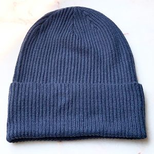 BLUE_KNIT BEANIE